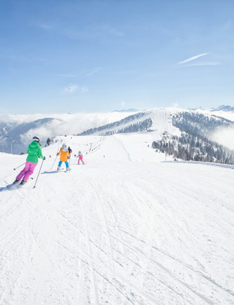 Skifahrer in Kärnten
